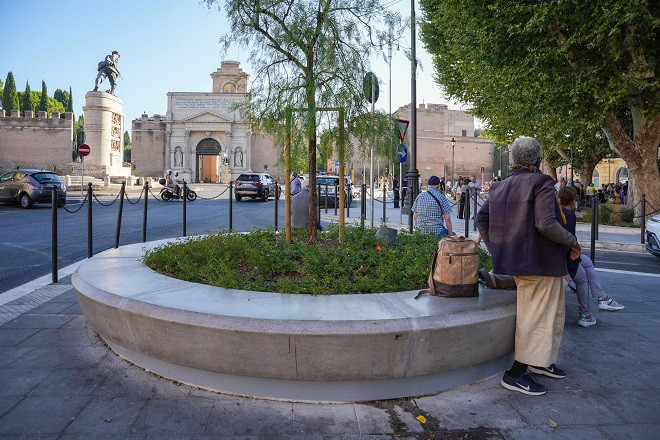Piazzale di Porta Pia, conclusa la riqualificazione